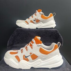 Nike Vibrant Orange and White Athletic Shoes